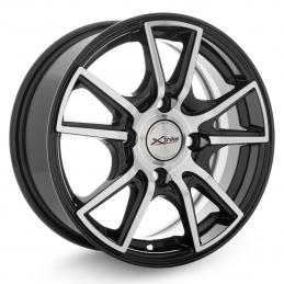 X`trike X-104 6x14 PCD4x98 ET38 DIA 58.5  BK/FP